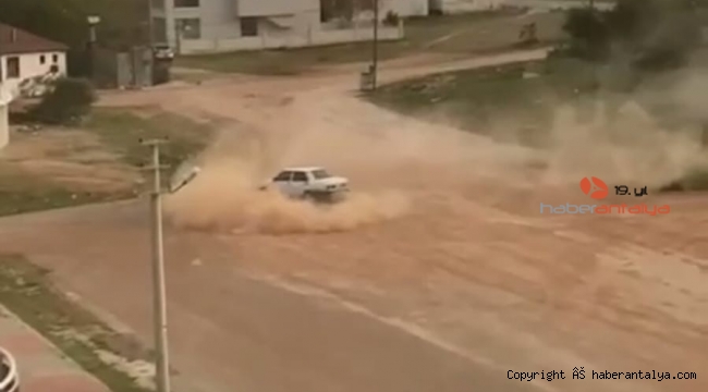 Toprak alanda Tofaş drifti tepki çekti !