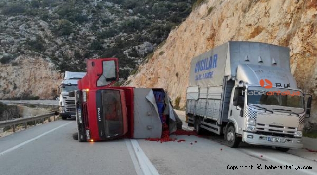 Yol sebzeyle doldu !