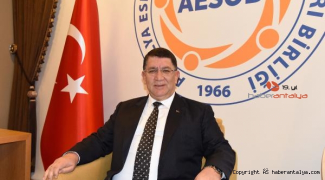 AESOB Başkanı Dere; 'Bayramdan önce esnafımızın yüzünü güldürelim'