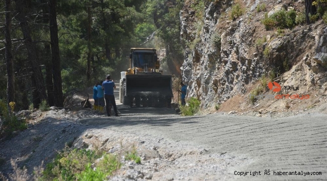 Alanya Belediyesi'nden Süleymanlar Mahallesi için yol