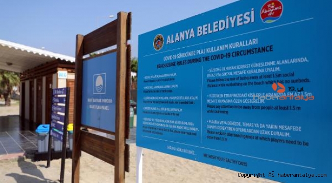Alanya, mavi bayraklı plaj sayısıyla Antalya'da 2. sırada