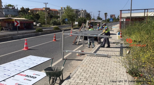 Alanya'da 15 mahalleye 25 durak