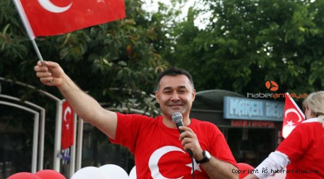 Alanya'da 19 Mayıs coşkusu