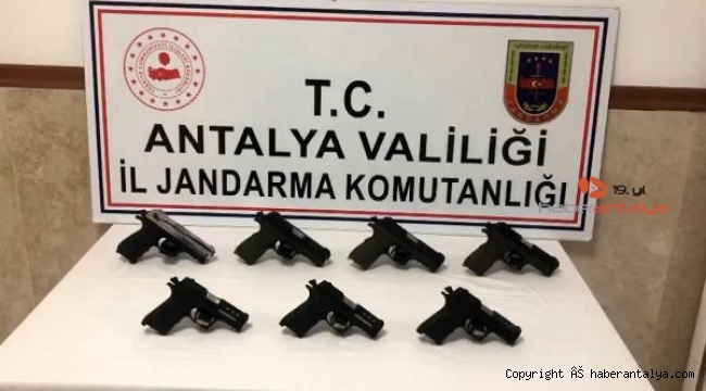 Antalya'da silah kaçakçılığı operasyonu !