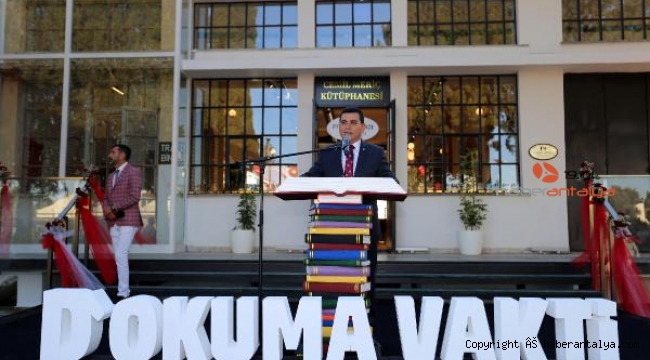Antalya'nın en zengin kütüphanesi kapılarını açtı