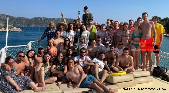 Avrupalı gençler Kaş'ta buluştu