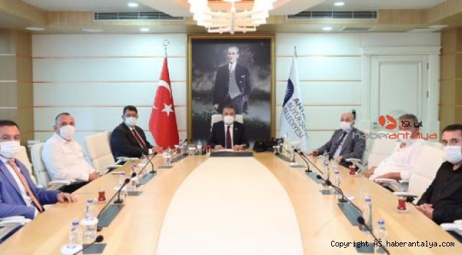 Başkan Böcek AESOB ile buluştu, önemli açıklamalar geldi
