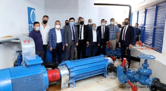 Başkan Böcek, Demre Sulama Tesisi'ni hizmete açtı