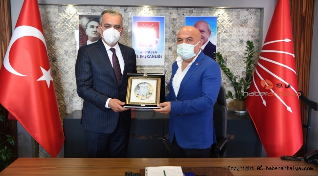 Başkan Esen İl Başkan'ı Cengiz'le bir araya geldi