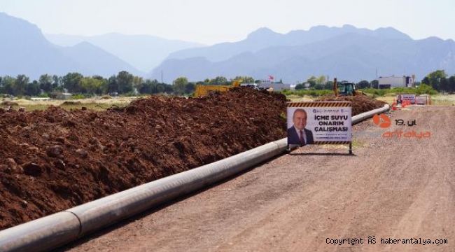 Büyükşehir'den Kepez ve Döşemealtı'nda içme suyu çalışması