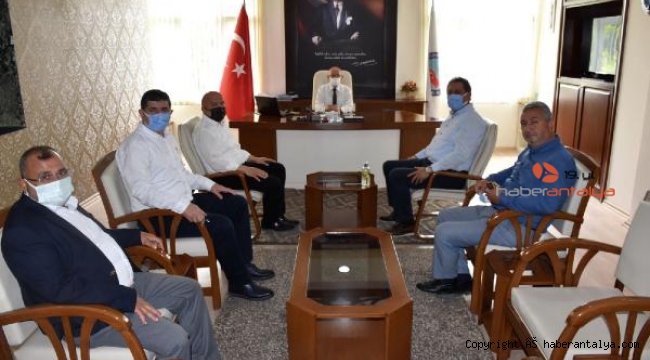 CHP'li heyetten Serik'te ziyaretler