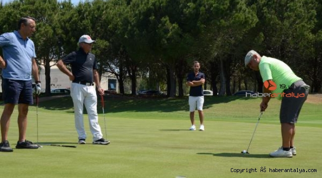 Golf Şampiyonası heyecanı Antalya'da başladı