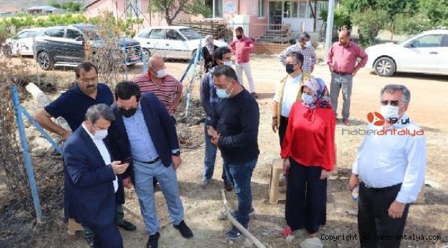 Kaymakam Çimşit'ten evi yanan aileye ziyaret