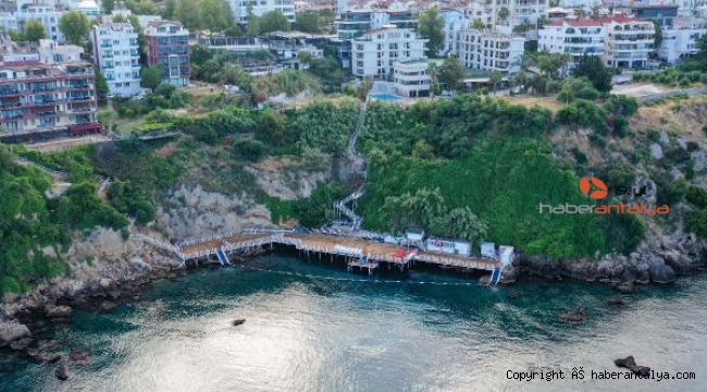 Muratpaşa plajlarına mavi bayrak