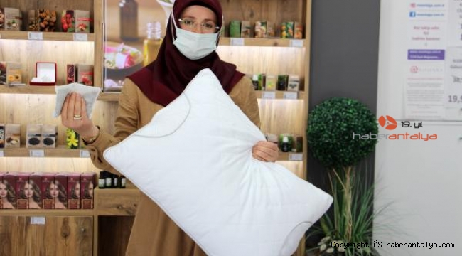 Ninesinden esinlenip lavantalı uyku yastığı üretti