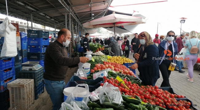 Pazar yerleri için önlemleri alındı