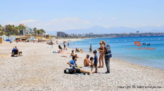 Polis sahilde yerleşik yabancı aradı