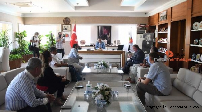 Rus Konsolos Rogoza Kemer Belediyesi'nde