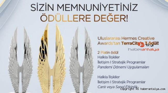 TerraCity'e üç ödül birden