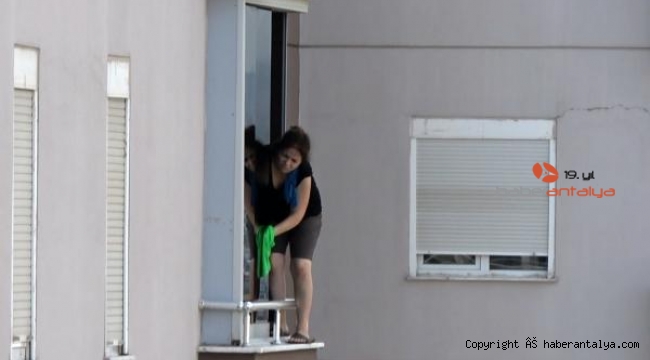 9'uncu katta 'tehlikeli' temizlik