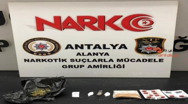 Alanya'da uyuşturucu operasyonu: 3 gözaltı