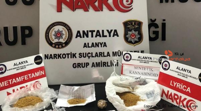 Alanya'da uyuşturucu operasyonu