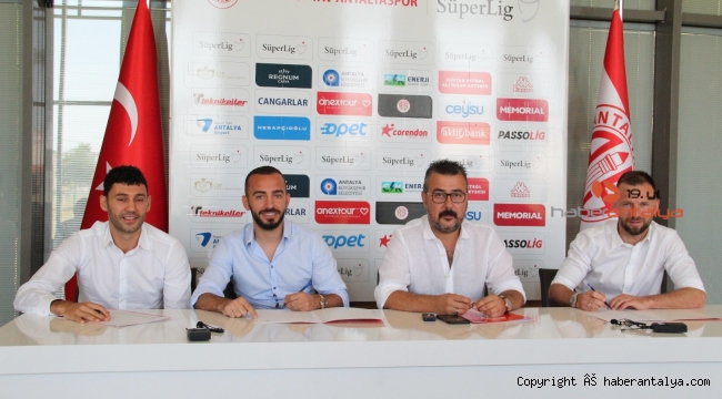 Antalyaspor'da iç transferde 3 imza