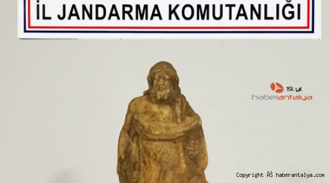 Antik Yunan dönemi heykeli satmaya çalışırken yakalandı !