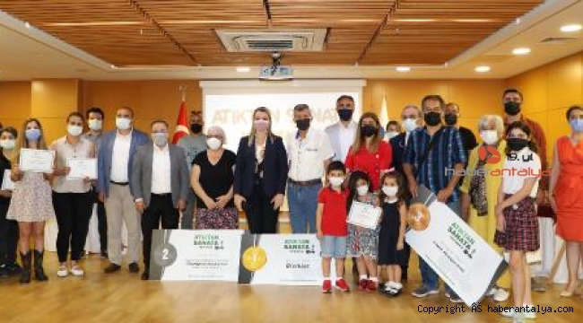 Atıktan Sanata Yarışması'nda ödüller sahiplerini buldu 