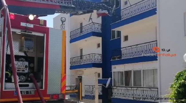 Çatı yangını korkuttu