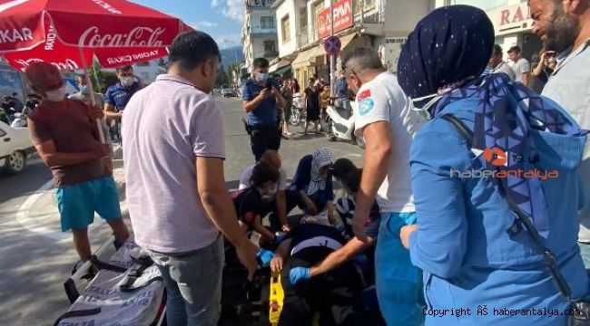 Demre'de kaza; 14 yaşındaki çocuk yaralı