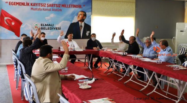 Elmalı Belediyesi olağanüstü toplandı, iki proje onay aldı 