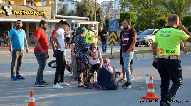 Gazipaşa'da kaza: 2 yaralı !