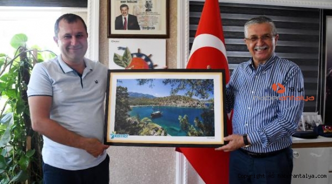 Kardeş şehirden Kemer Belediyesi'ne ziyaret