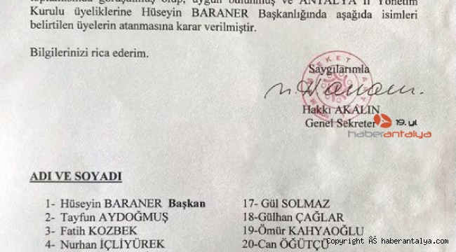 Muharrem İnce'nin Memleket Partisi'nin Antalya kadrosu !