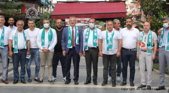 Serik Belediyespor yönetimi STK başkanlarıyla buluştu