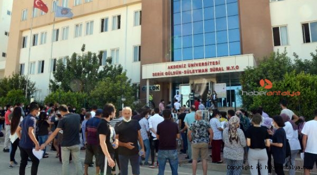 Serik'te ilk sınav heyecanı