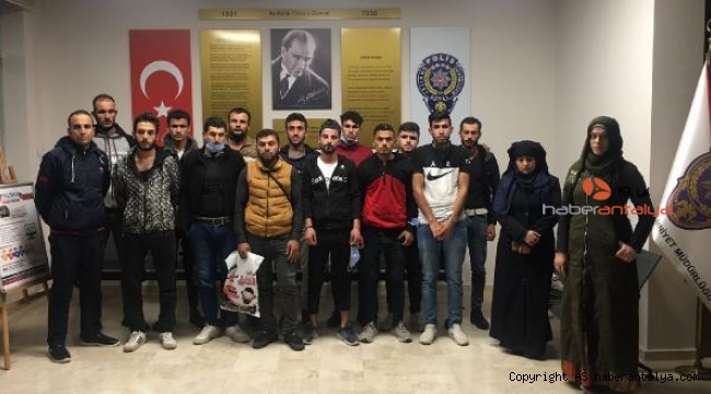 Suriyeli 21 kaçak göçmen yakalandı !