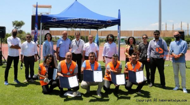 Türkiye'nin ilk özel güvenlik dron ekibi Akdeniz Üniversitesi'nde
