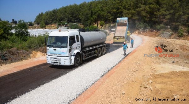 Alanya Belediyesi'nden asfalt çalışması