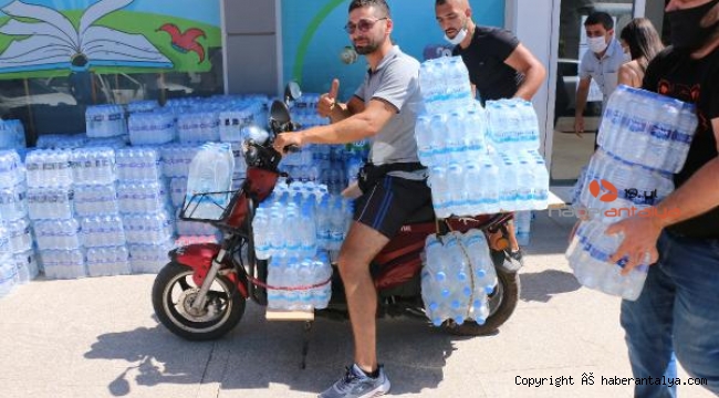 Antalyalılar Manavgat için seferber oldu