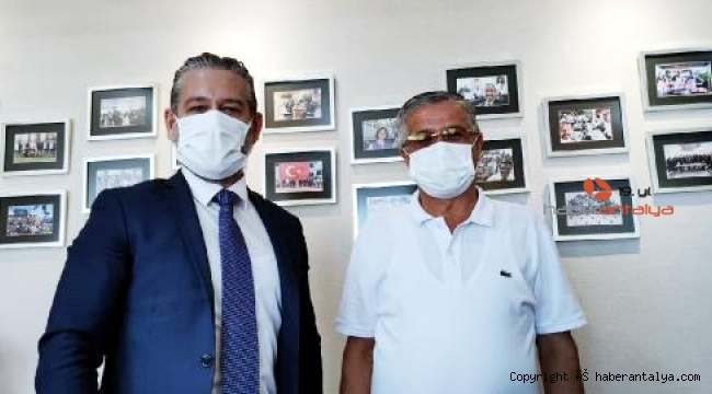 Başkan Topaloğlu, Antalya Havalimanı Müdürü Varol'u ziyaret etti