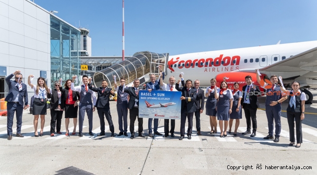 Corendon Airlines Basel Havaalanında
