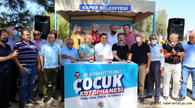 Dr.Burhanettin Onat Çocuk Kütüphanesi'nin temeli atıldı