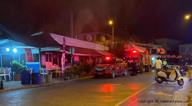 Gazipaşa'da restoran yangını