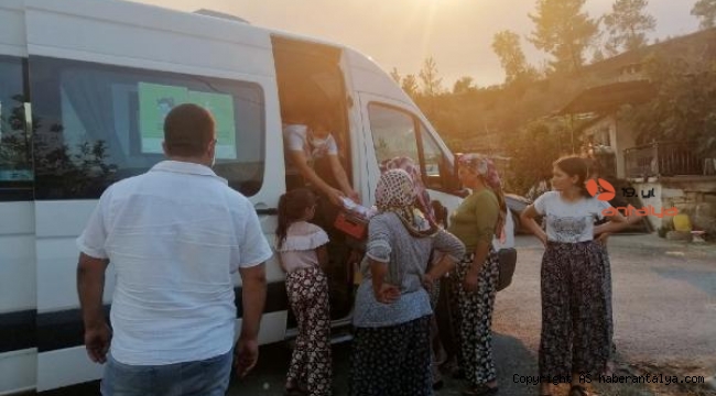 İTÜ ETA Vakfı Doğa Koleji Antalya kampüslerinden Manavgat'a destek
