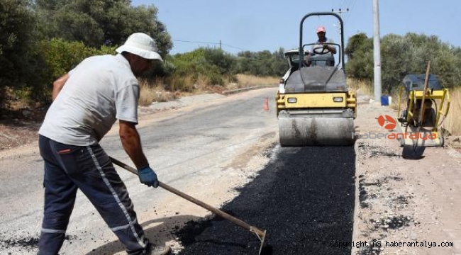Kum Dağı'nda alt yapı sorunları çözümlendi