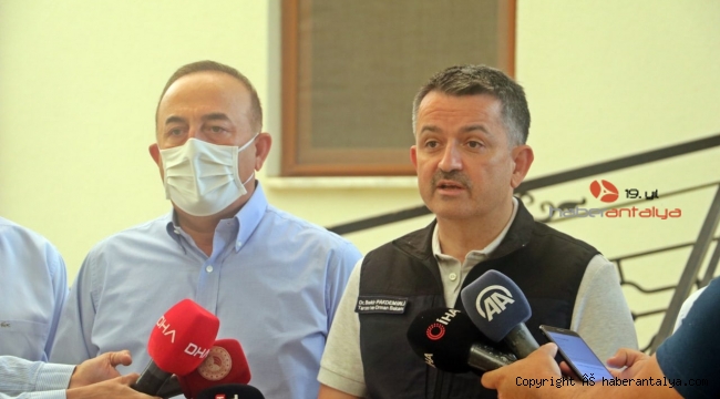 “Manavgat kontrol altında ancak Akseki’de çıkan yangın devam ediyor”