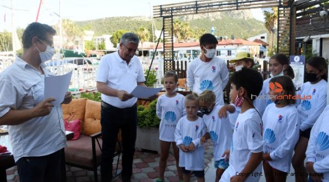 Minik denizcilere büyük gurur
