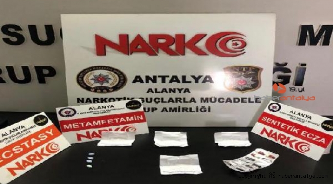 Alanya'da uyuşturucu operasyonu !